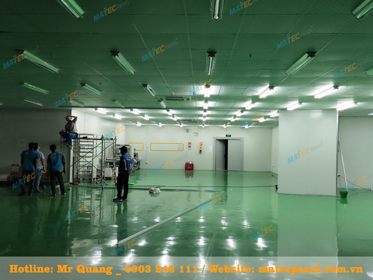 trần panel bông thuỷ tinh