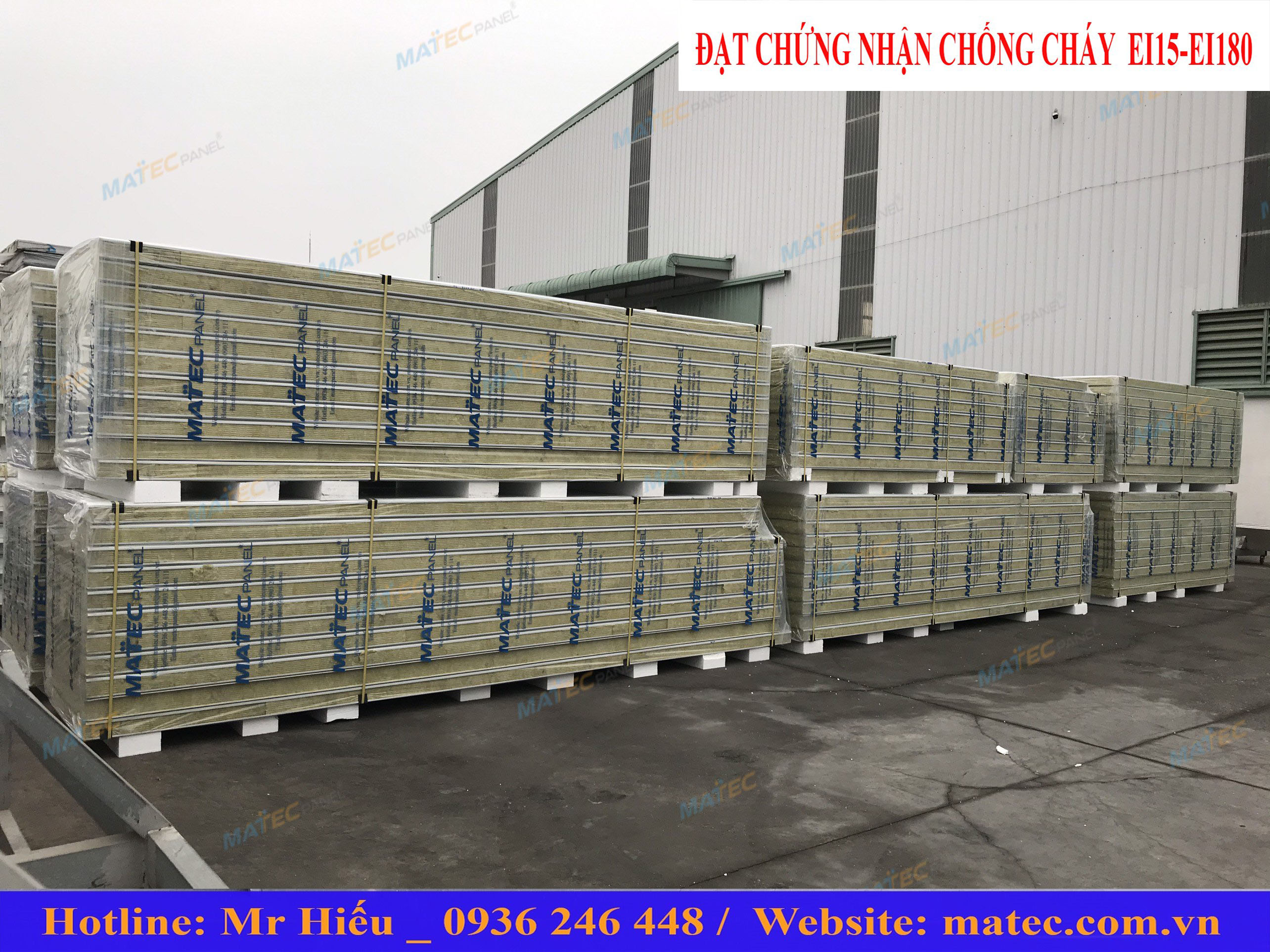 V&aacute;ch panel chống ch&aacute;y đạt chứng nhận EI