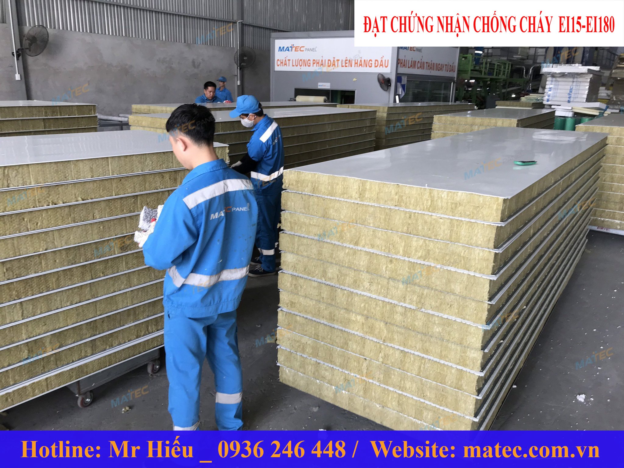 V&aacute;ch panel đạt EI chống ch&aacute;y 90 ph&uacute;t