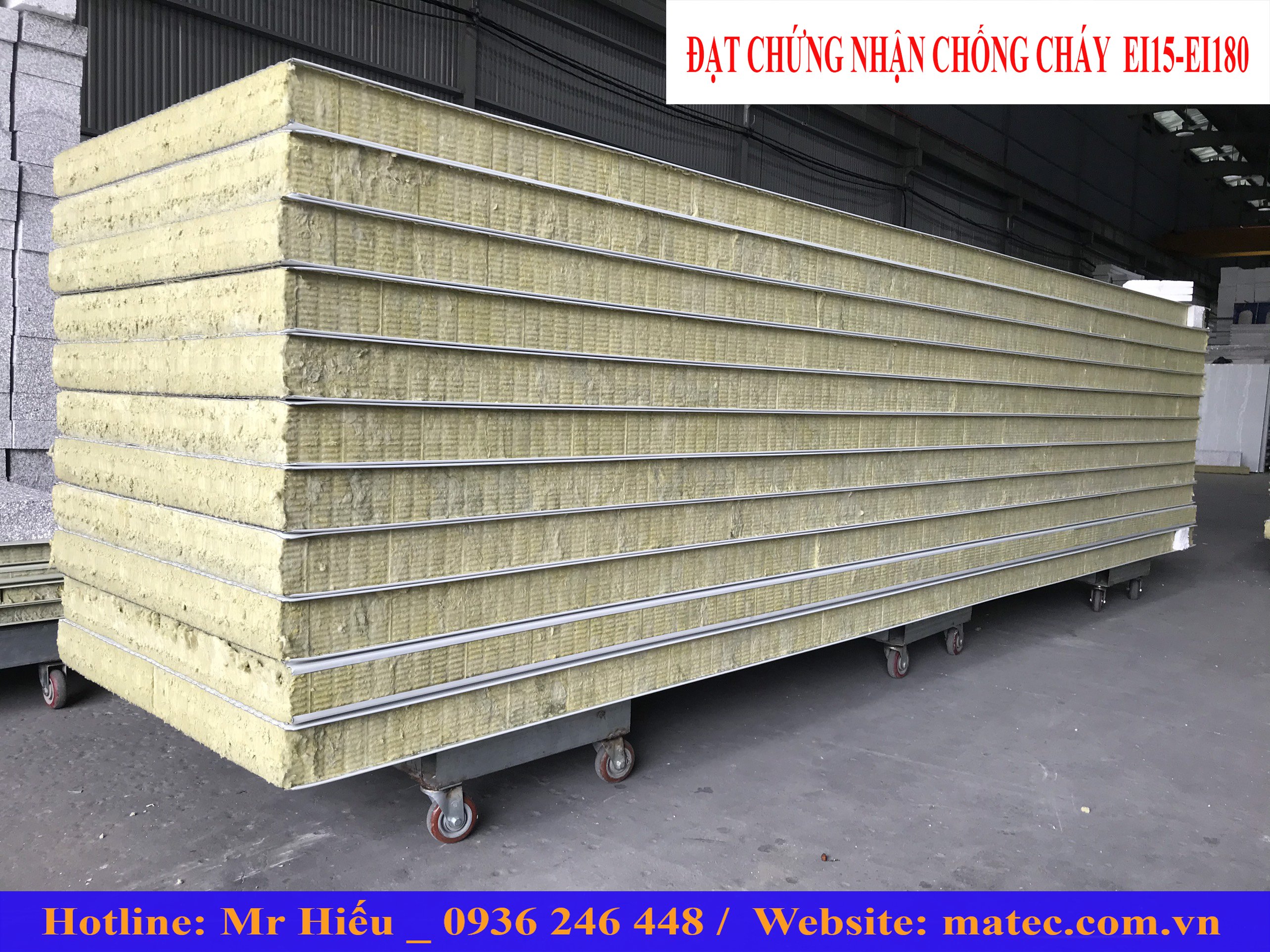 Cấu tạo vững chắc của tấm v&aacute;ch panel chống ch&aacute;y 120 ph&uacute;t