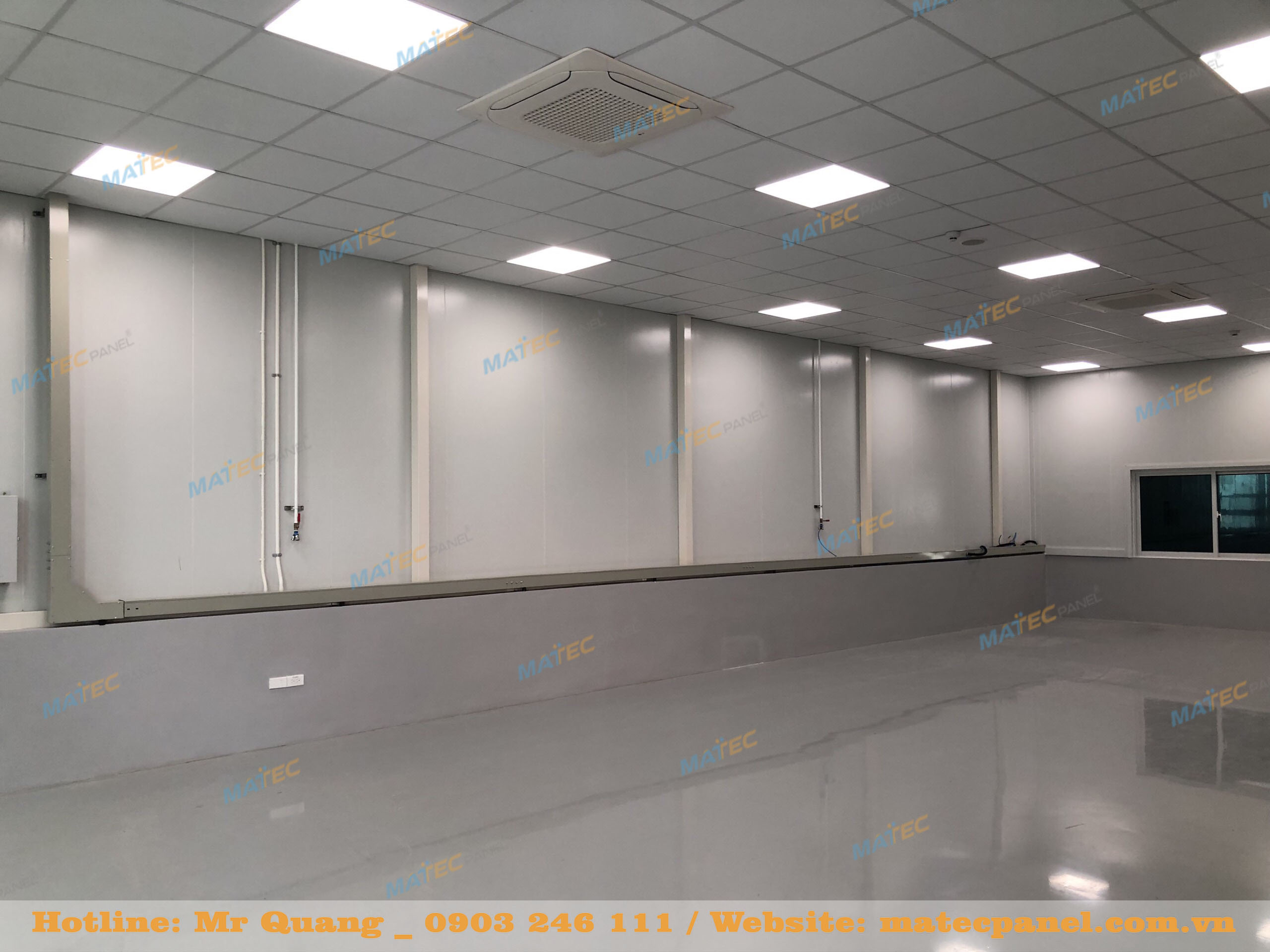 Sử dụng tấm vách ngăn cho công trình nhà xưởng