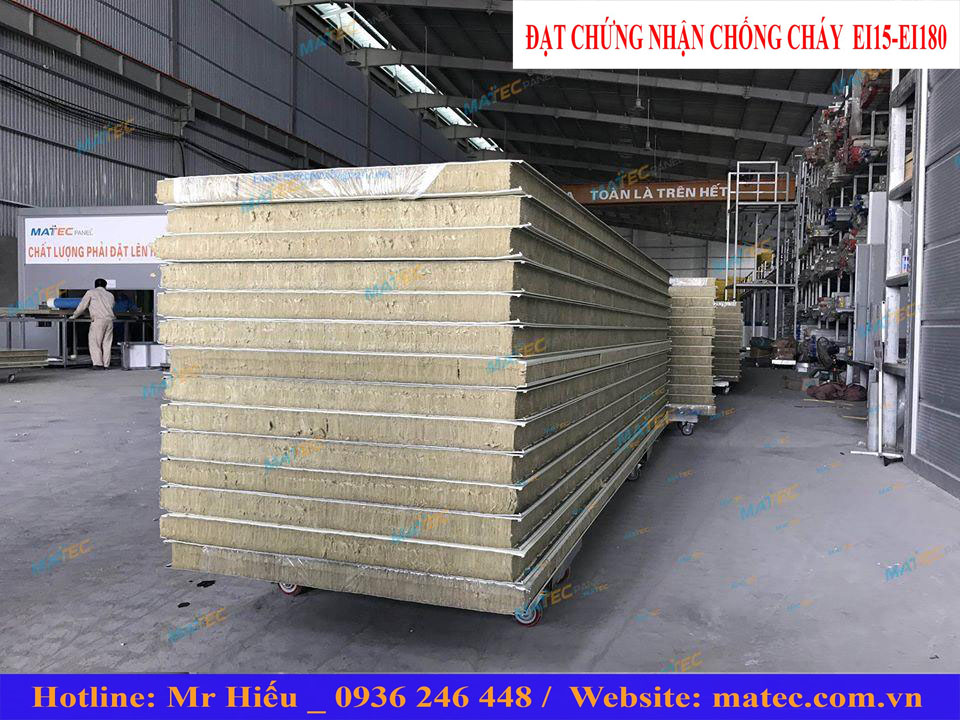 Vách panel chống cháy 60 phút