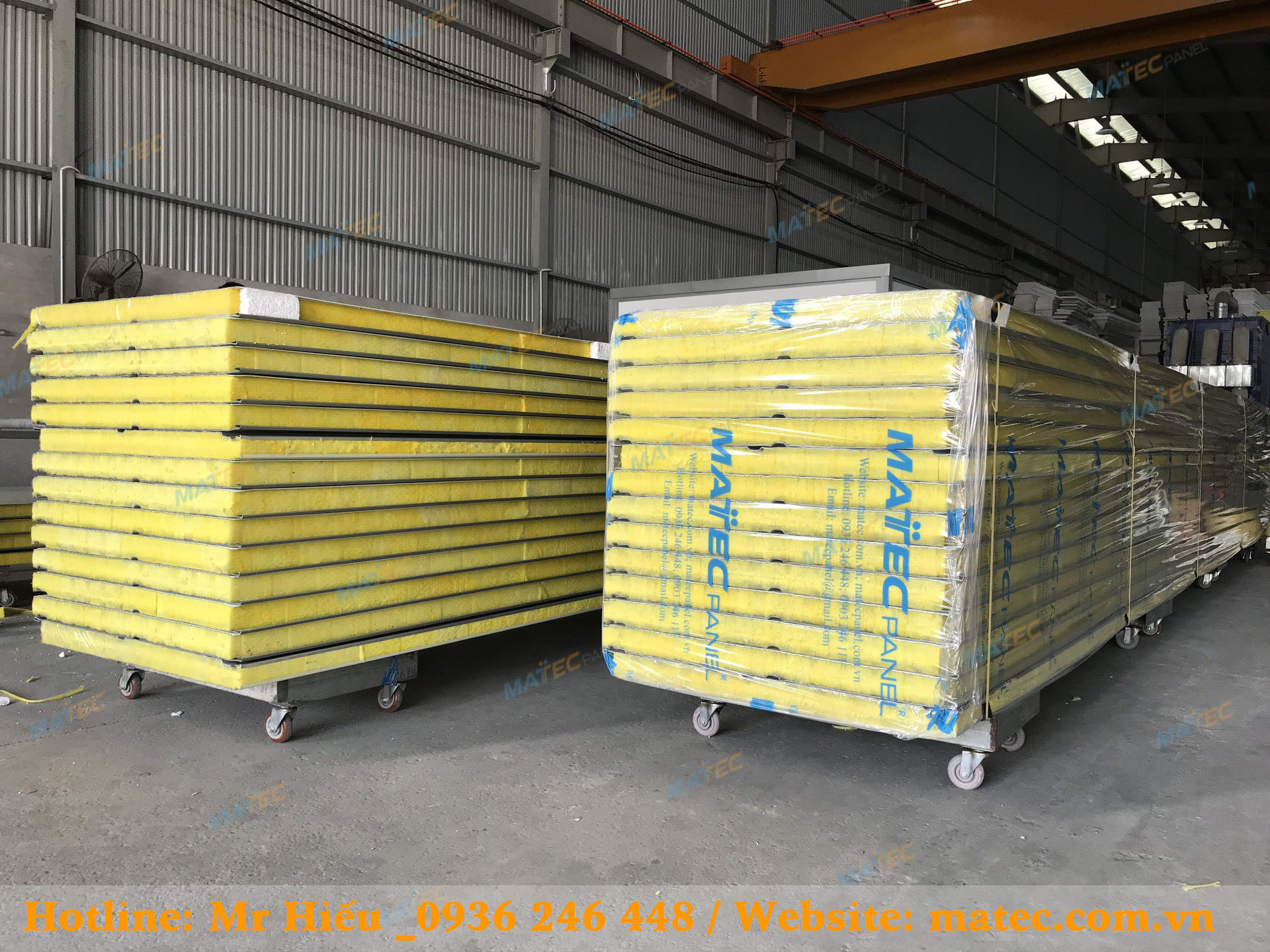 Ứng dụng của tấm panel bông thủy tinh cách nhiệt