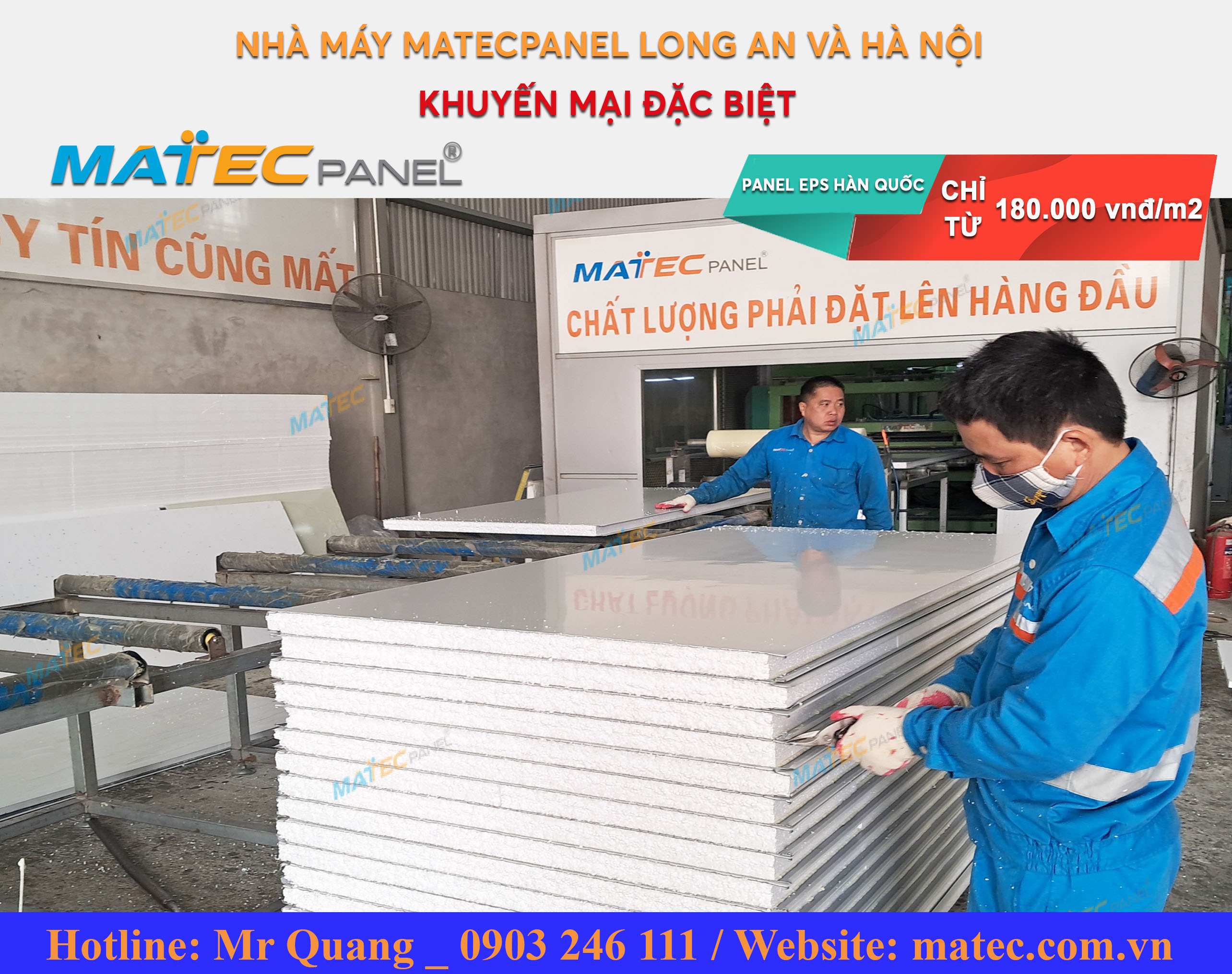 panel eps gi&aacute; chỉ từ 180k/m2