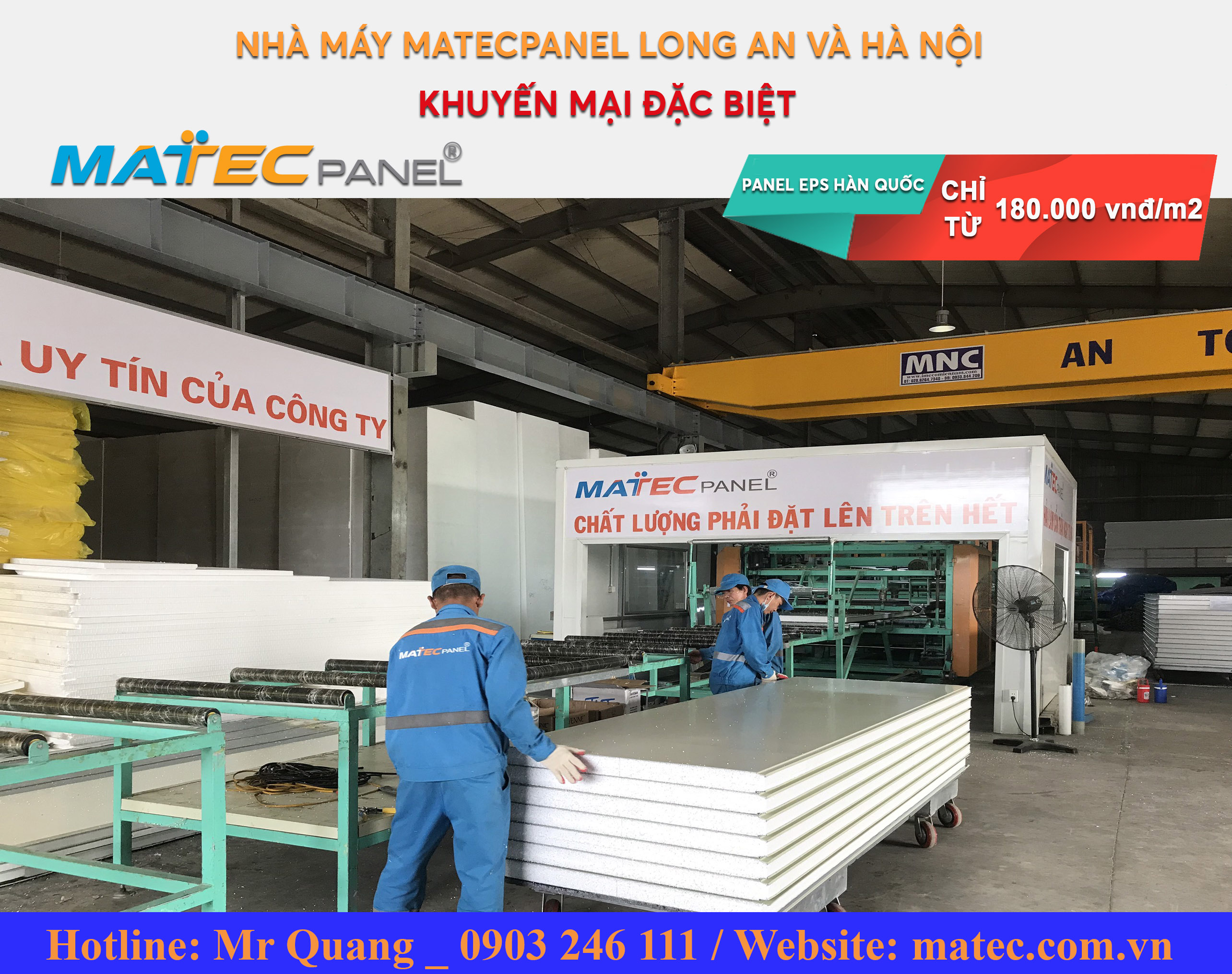 panel eps gi&aacute; chỉ từ 180k/m2