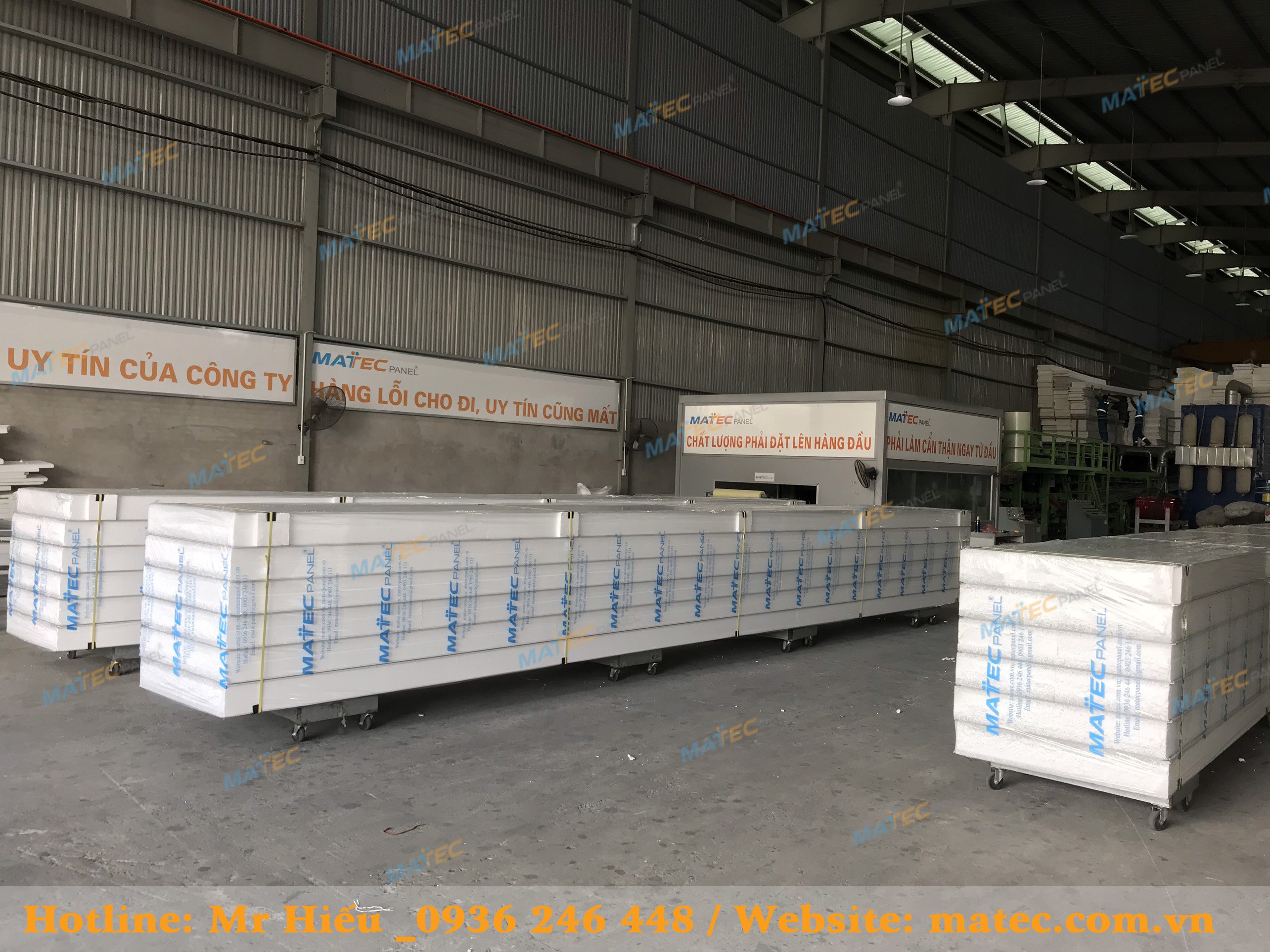 Cấu tạo của tấm panel eps kho lạnh