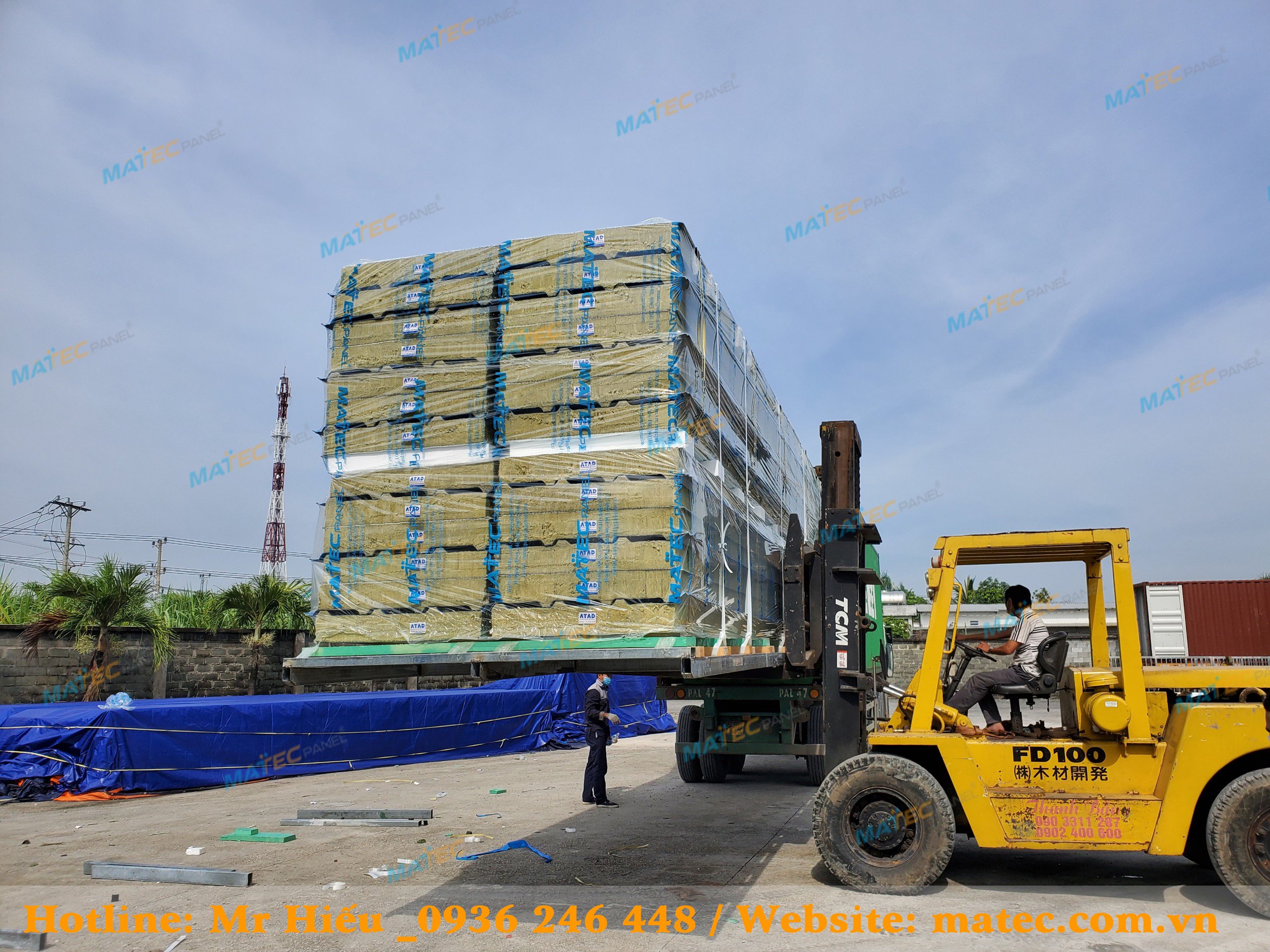 Cấu tạo của rockwool panel chống cháy