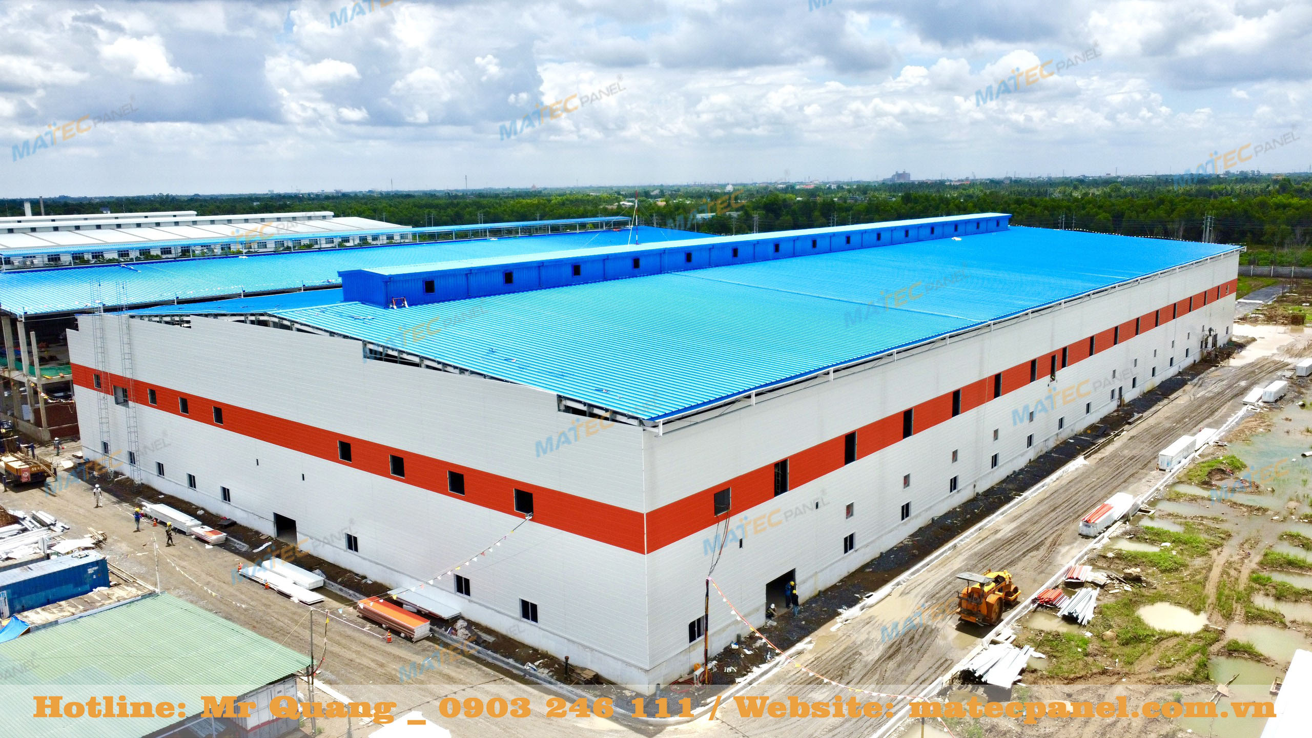 Tấm Panel Rockwool sử dụng cho các công trình công nghiệp