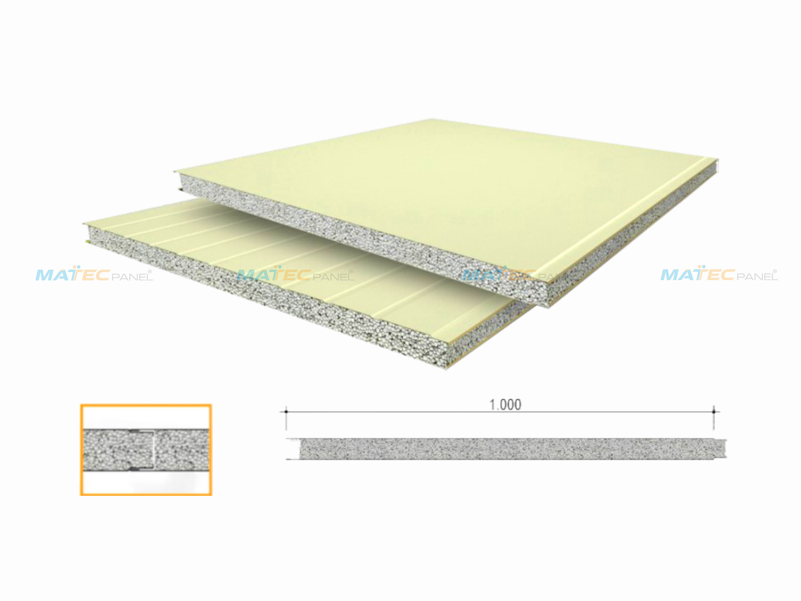 Tấm vách ngăn Panel EPS INP - 01