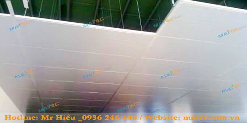 Xốp EPS sử dụng l&agrave;m trần chống n&oacute;ng