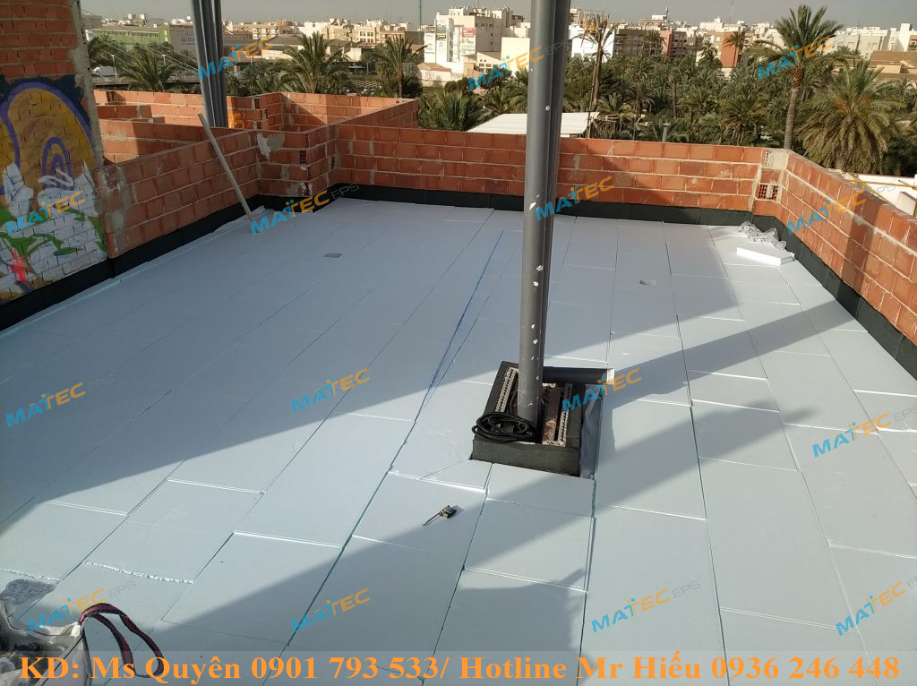 Cải tạo nền công trình bằng xốp EPS tôn nền