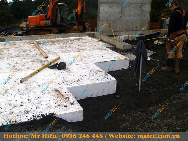 Sử dụng xốp EPS t&ocirc;n nền