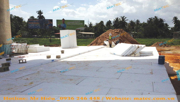 Xốp t&ocirc;n nền tỷ trọng cao 