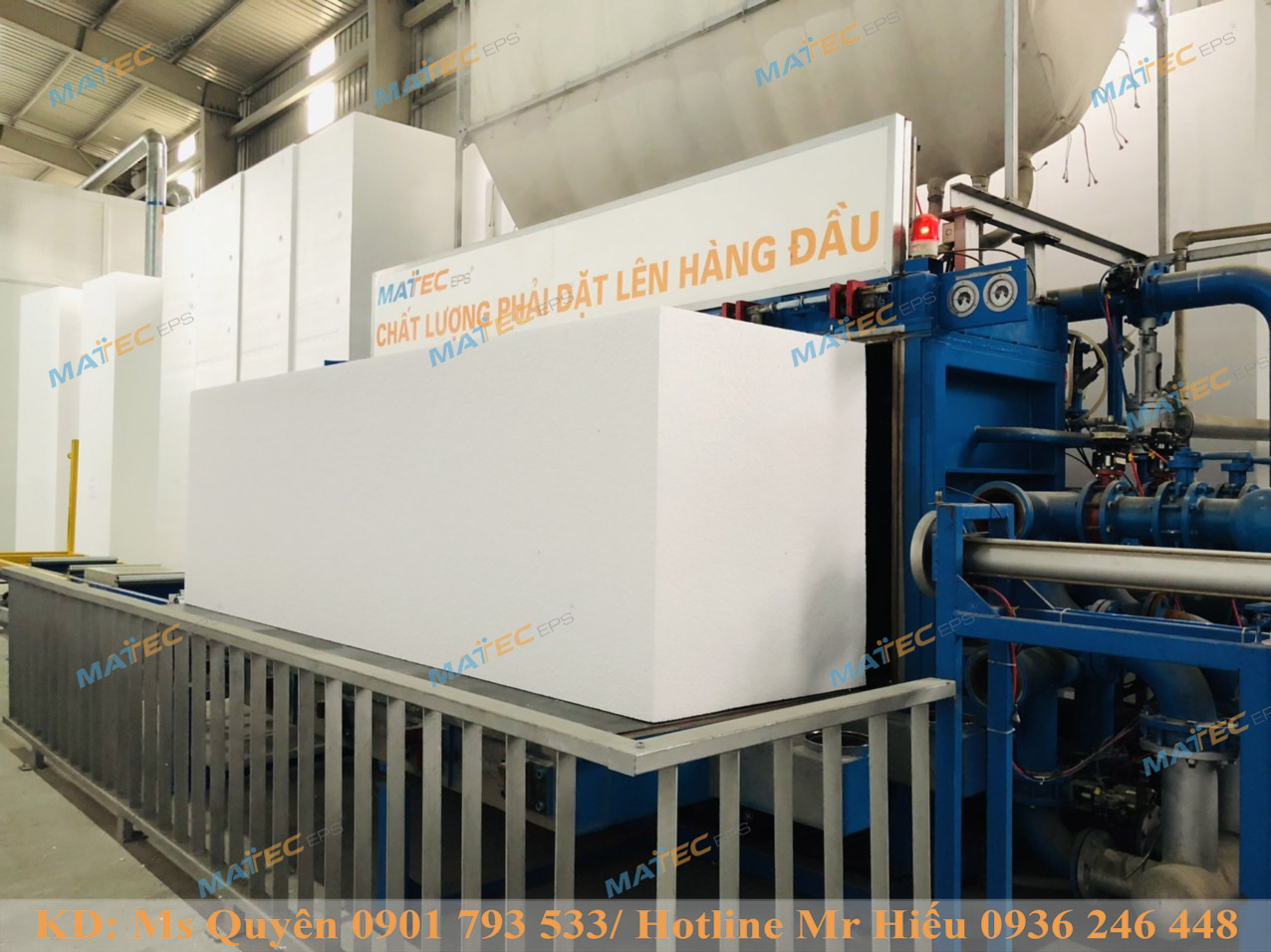 Xốp EPS c&aacute;ch nhiệt l&agrave; một khối đồng nhất chắc chắn