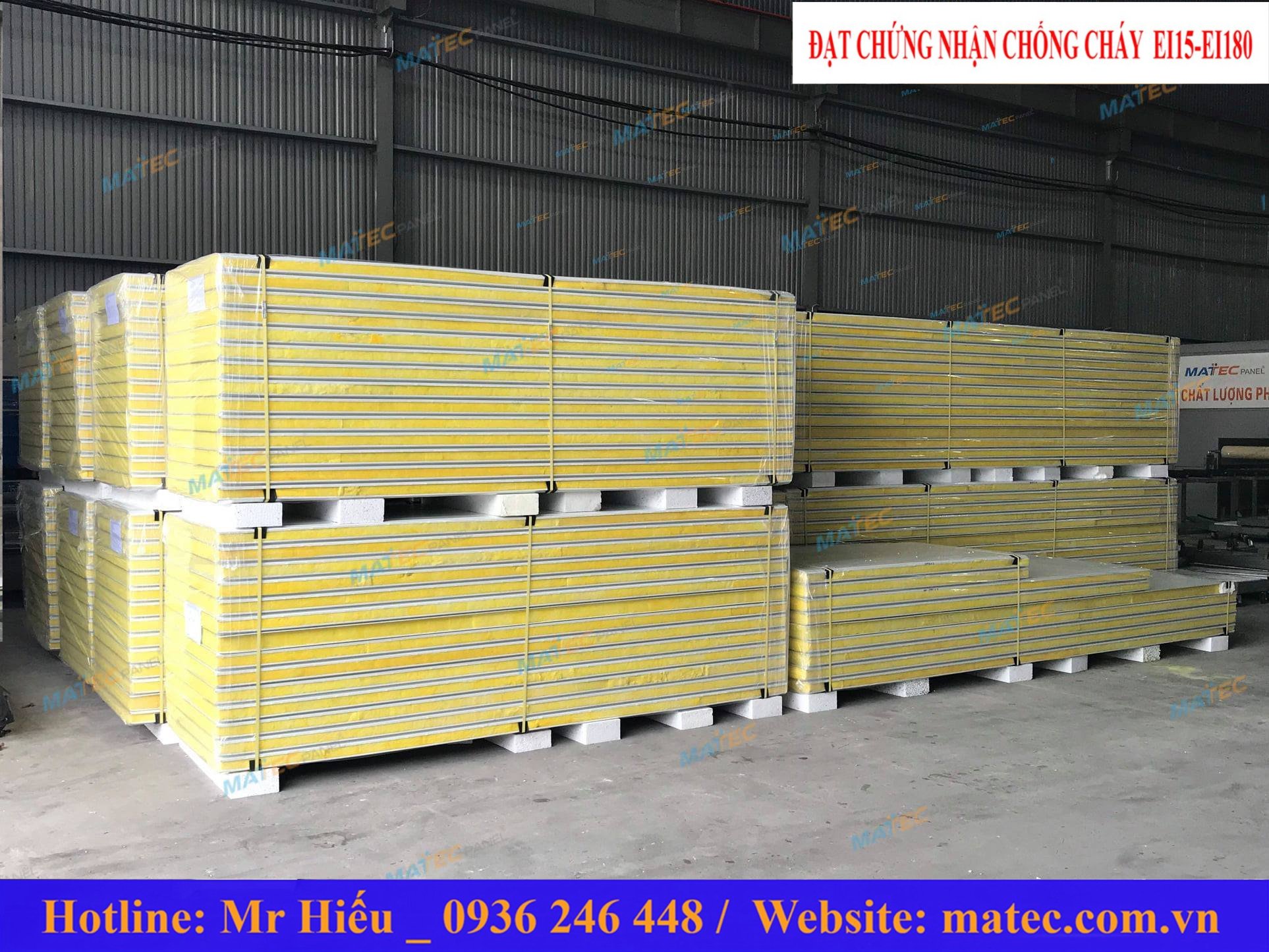 v&aacute;ch panel chống ch&aacute;y ei15