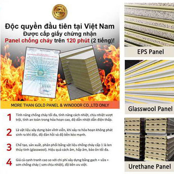 panel chống cháy