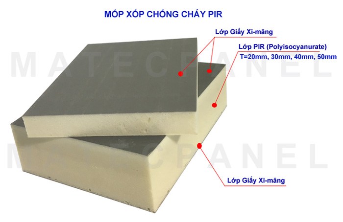 mốp xốp chống cháy