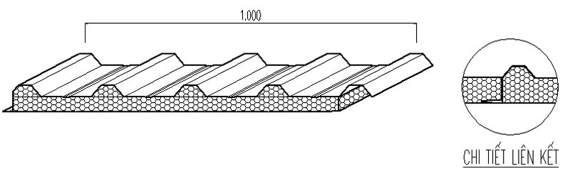 tấm lợp 3 lớp panel eps